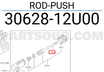 Nissan 3062812U00 ROD-PUSH