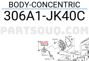 Nissan 306A1JK40C BODY-CONCENTRIC