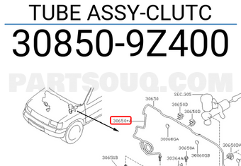 Nissan 308509Z400 TUBE ASSY-CLUTC