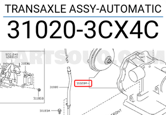 Nissan 310203CX4C TRANSAXLE ASSY-AUTOMATIC