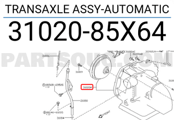 Nissan 3102085X64 TRANSAXLE ASSY-AUTOMATIC
