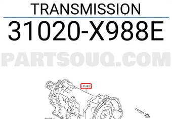 Nissan 31020X988E TRANSMISSION
