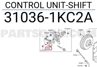Nissan 310361KC2A CONTROL UNIT-SHIFT