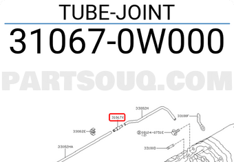 Nissan 310670W000 TUBE-JOINT