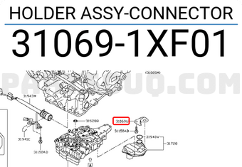 Nissan 310691XF01 HOLDER ASSY-CONNECTOR