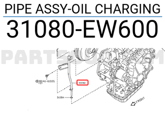 Nissan 31080EW600 PIPE ASSY-OIL CHARGING