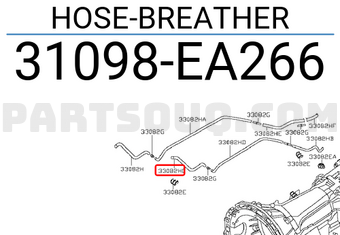 Nissan 31098EA266 HOSE-BREATHER
