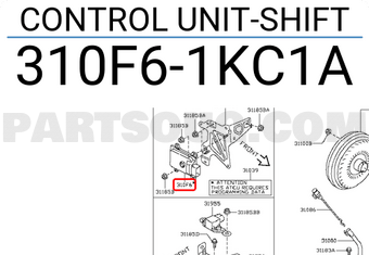 Nissan 310F61KC1A CONTROL UNIT-SHIFT