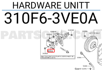 Nissan 310F63VE0A HARDWARE UNITT