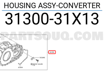 Nissan 3130031X13 HOUSING ASSY-CONVERTER