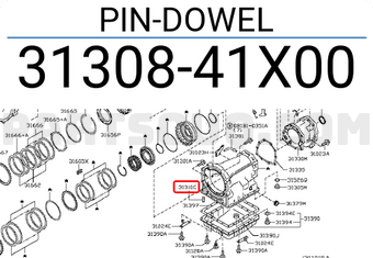 Nissan 3130841X00 PIN-DOWEL