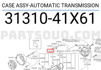 Nissan 3131041X61 CASE ASSY-AUTOMATIC TRANSMISSION