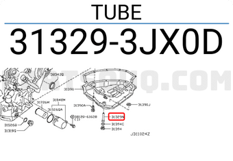 Nissan 313293JX0D TUBE