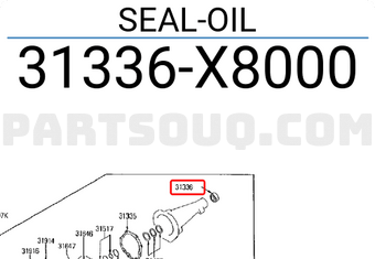 Nissan 31336X8000 SEAL-OIL