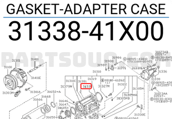 Nissan 3133841X00 GASKET-ADAPTER CASE