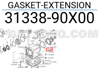Nissan 3133890X00 GASKET-EXTENSION