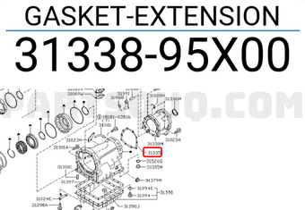 Nissan 3133895X00 GASKET-EXTENSION