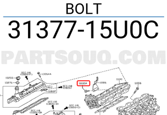 Nissan 3137715U0C BOLT