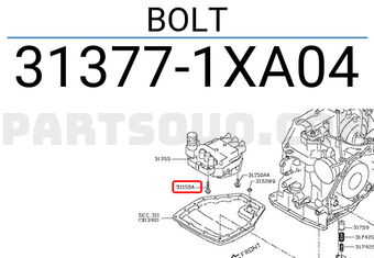 Nissan 313771XA04 BOLT