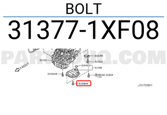 Nissan 313771XF08 BOLT