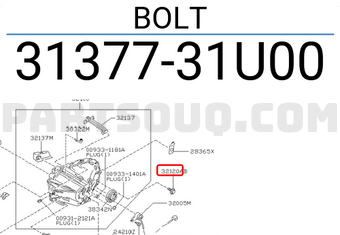 Nissan 3137731U00 BOLT