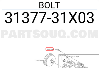 Nissan 3137731X03 BOLT