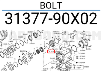 Nissan 3137790X02 BOLT