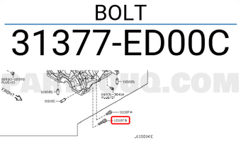 Nissan 31377ED00C BOLT