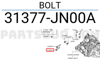 Nissan 31377JN00A BOLT
