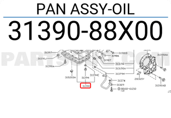 Nissan 3139088X00 PAN ASSY-OIL