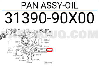 Nissan 3139090X00 PAN ASSY-OIL
