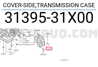 Nissan 3139531X00 COVER-SIDE,TRANSMISSION CASE