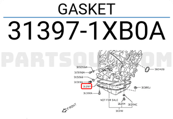 Nissan 313971XB0A GASKET