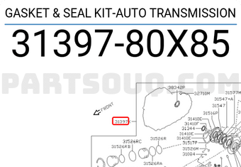 Nissan 3139780X85 GASKET & SEAL KIT-AUTO TRANSMISSION