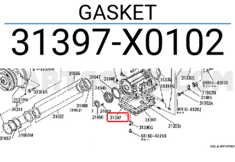 Nissan 31397X0102 GASKET