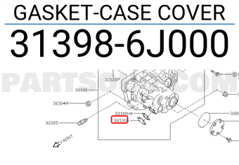 Nissan 313986J000 GASKET-CASE COVER
