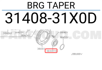 Nissan 3140831X0D BRG TAPER