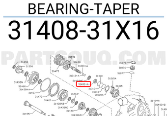 Nissan 3140831X16 BEARING-TAPER