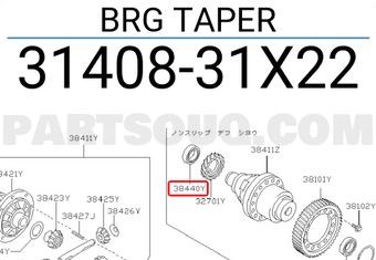 Nissan 3140831X22 BRG TAPER