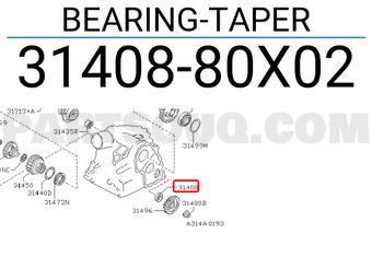 Nissan 3140880X02 BEARING-TAPER