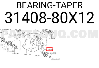 Nissan 3140880X12 BEARING-TAPER