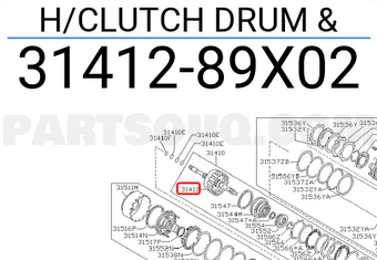 Nissan 3141289X02 H/CLUTCH DRUM
