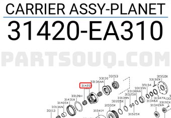 Nissan 31420EA310 CARRIER ASSY-PLANET
