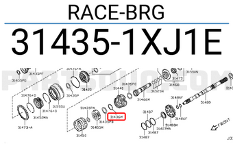 Nissan 314351XJ1E RACE-BRG