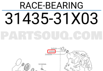 Nissan 3143531X03 RACE-BEARING