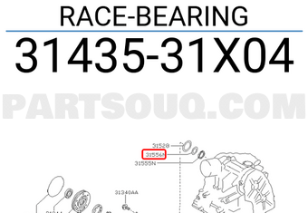 Nissan 3143531X04 RACE-BEARING