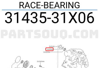 Nissan 3143531X06 RACE-BEARING
