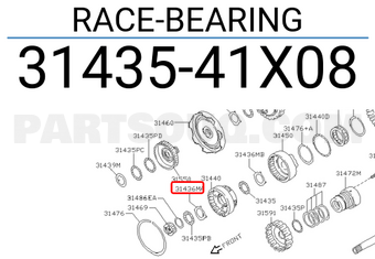 Nissan 3143541X08 RACE-BEARING