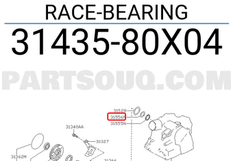 Nissan 3143580X04 RACE-BEARING