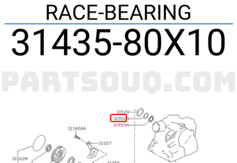 Nissan 3143580X10 RACE-BEARING
